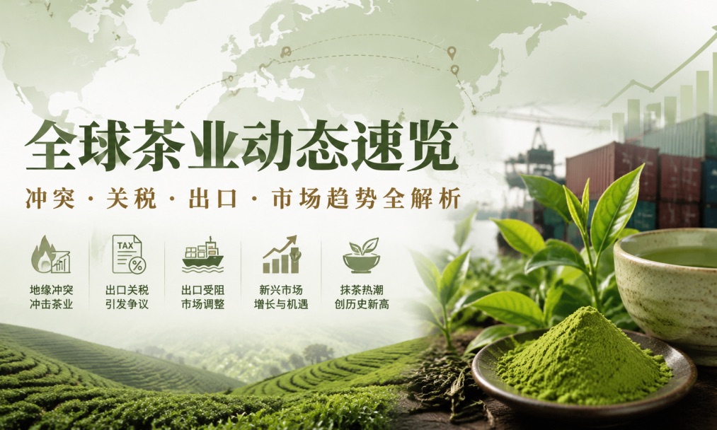 环球观茶｜地缘冲突冲击南亚茶业，土耳其日本出口逆势创新高
